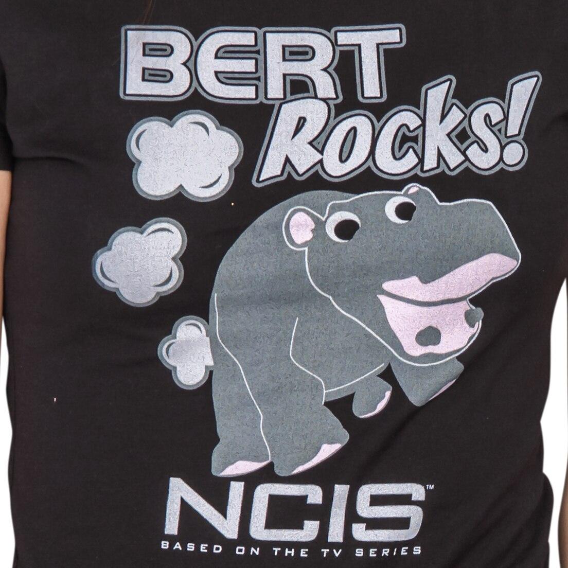 NCIS Bert Rocks! Hippopotamus Juniors T Shirt