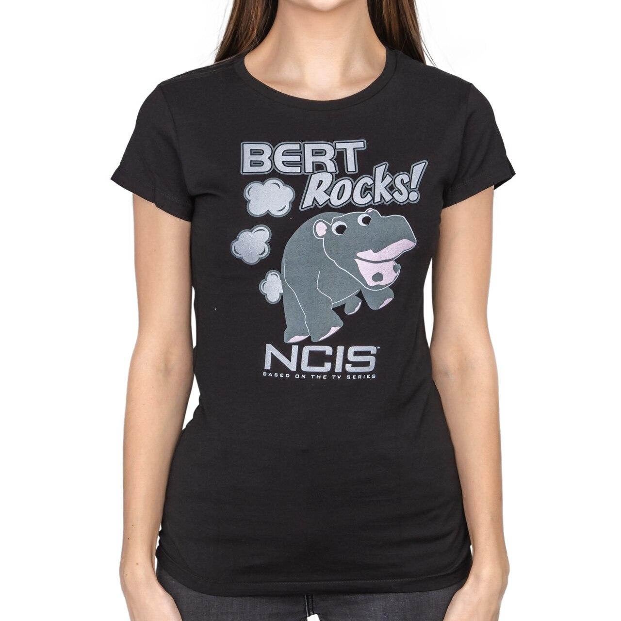 NCIS Bert Rocks! Hippopotamus Juniors T Shirt