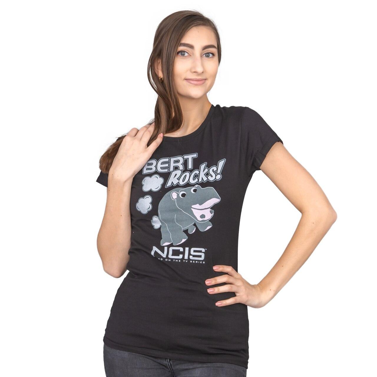 NCIS Bert Rocks! Hippopotamus Juniors T Shirt