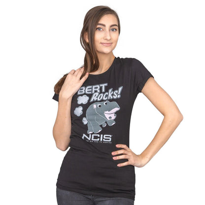 NCIS Bert Rocks! Hippopotamus Juniors T Shirt
