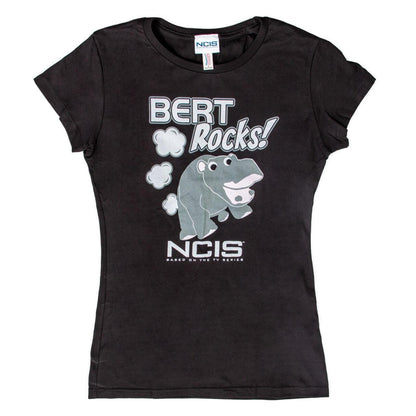 NCIS Bert Rocks! Hippopotamus Juniors T Shirt