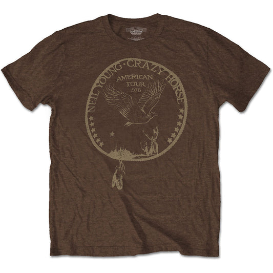 Neil Young Tour '76 Seal Mens T Shirt