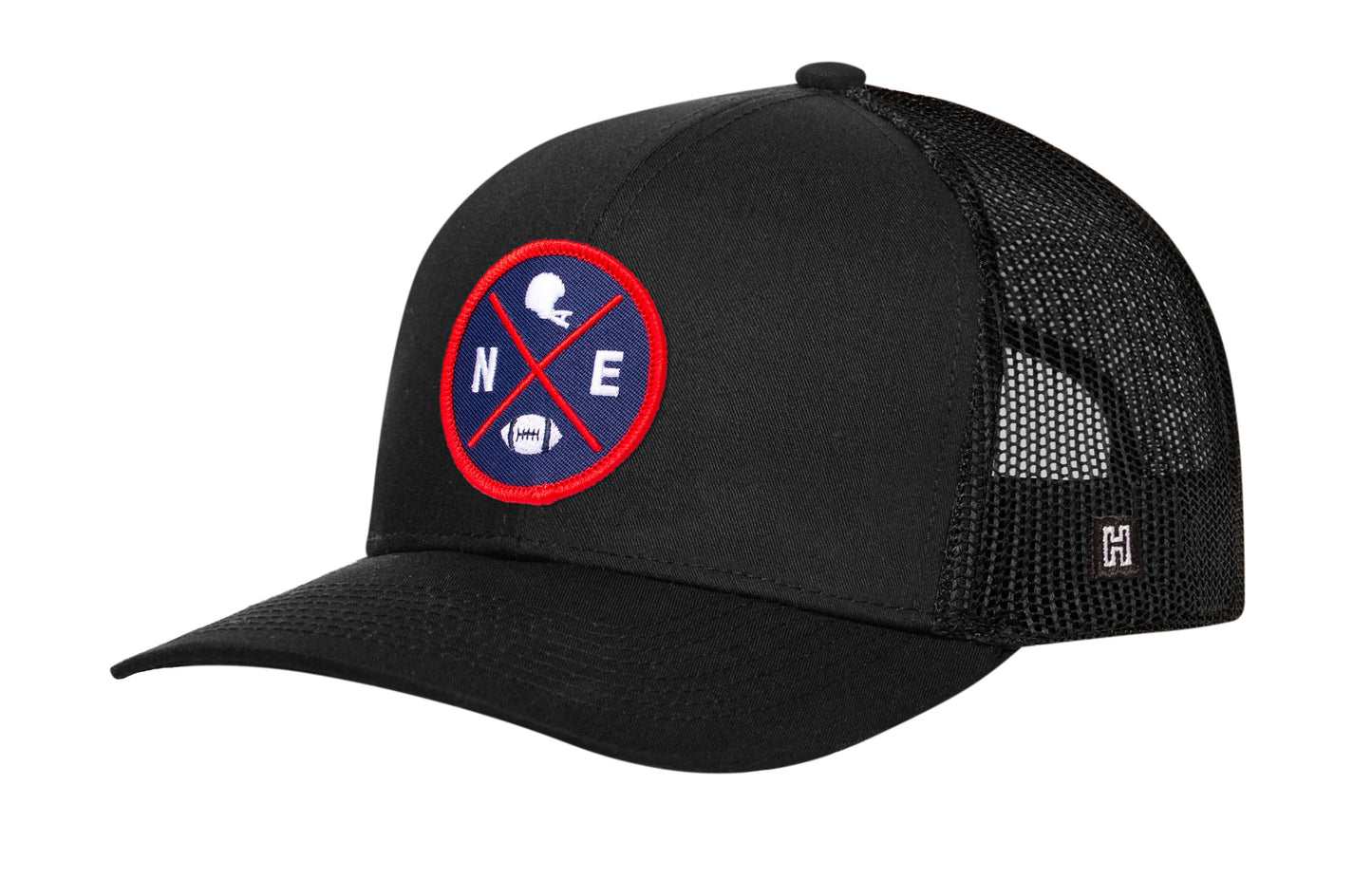 Boston Trucker Haka Hat Black BOS X Football Snapback