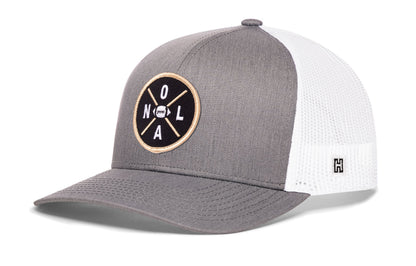 New Orleans Trucker Haka Hat Black NOL X Football Snapback