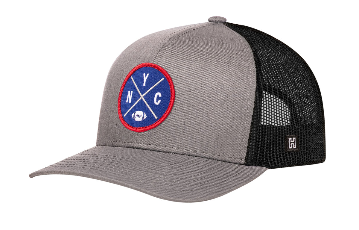 New York Trucker Haka Hat Black NYC X Football Snapback