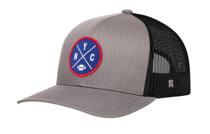 New York Trucker Haka Hat Black NYC X Football Snapback