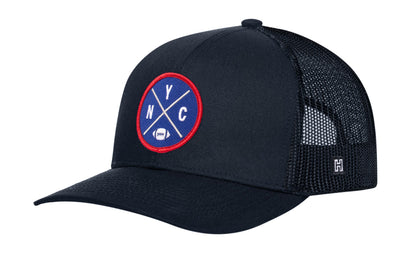 New York Trucker Haka Hat Black NYC X Football Snapback