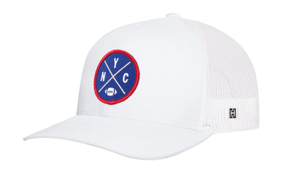 New York Trucker Haka Hat Black NYC X Football Snapback