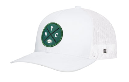New York Trucker Haka Hat Black NYC X Football Snapback