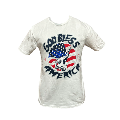 Hulk Hogan God Bless America Mens T Shirt