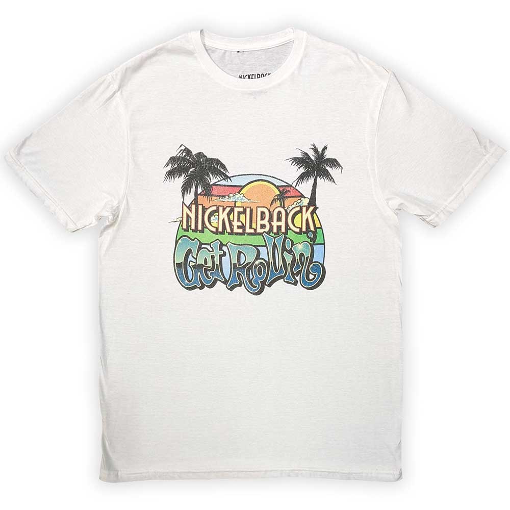 Nickelback Get Rollin' Sunset Mens T Shirt