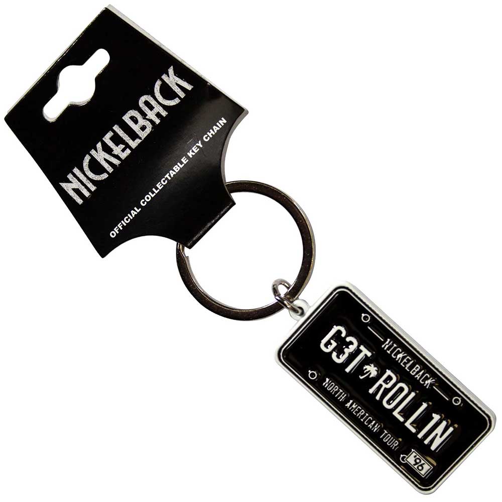 Nickelback License Plate Keychain