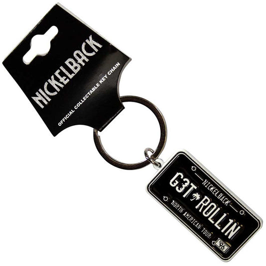 Nickelback License Plate Keychain