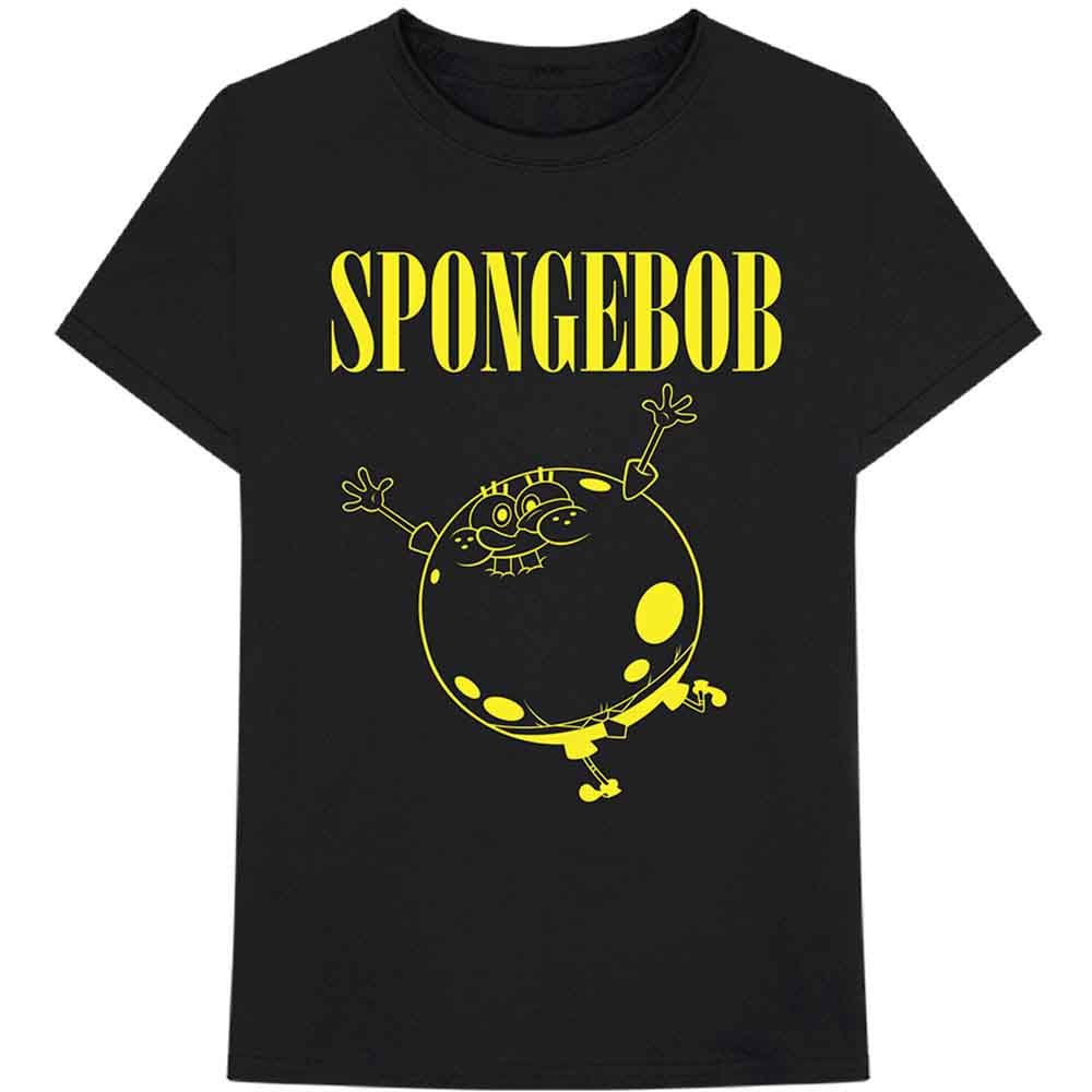 Nickelodian SpongeBob Inflated Sponge Mens T Shirt