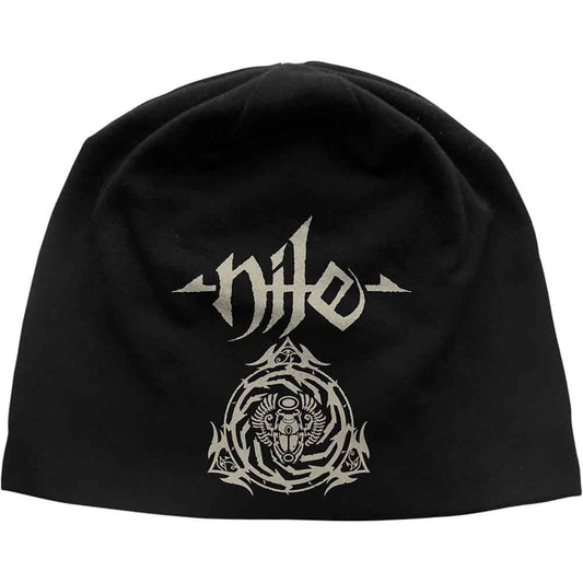 Nile Scarab Logo Beanie Hat Black