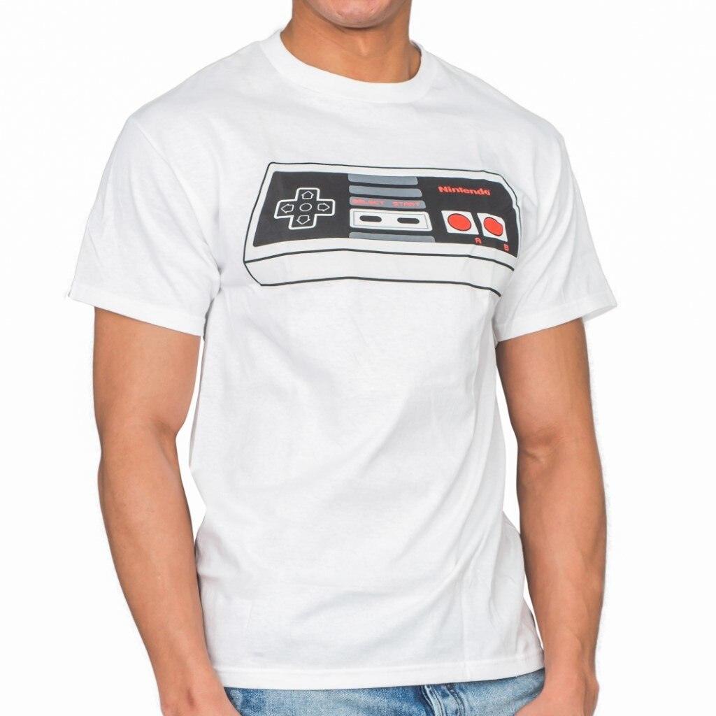 Nintendo Controller White Adult T Shirt