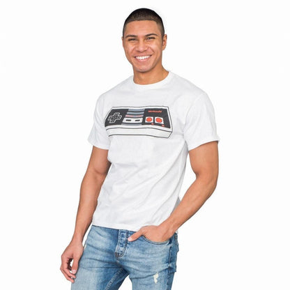 Nintendo Controller White Adult T Shirt