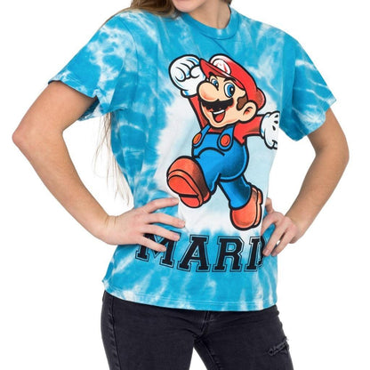 Nintendo Mario Cheer White Dyed T Shirt