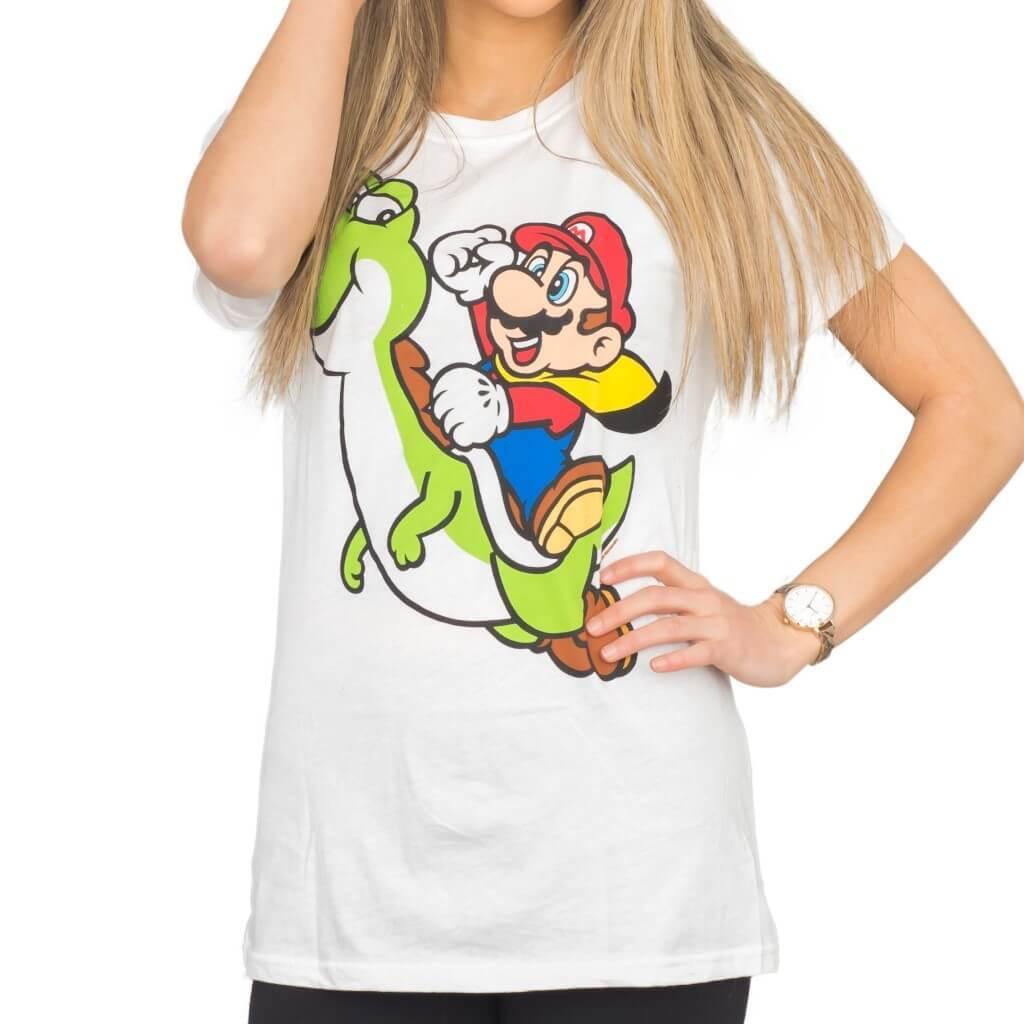 Nintendo Super Mario Riding Yoshi T Shirt