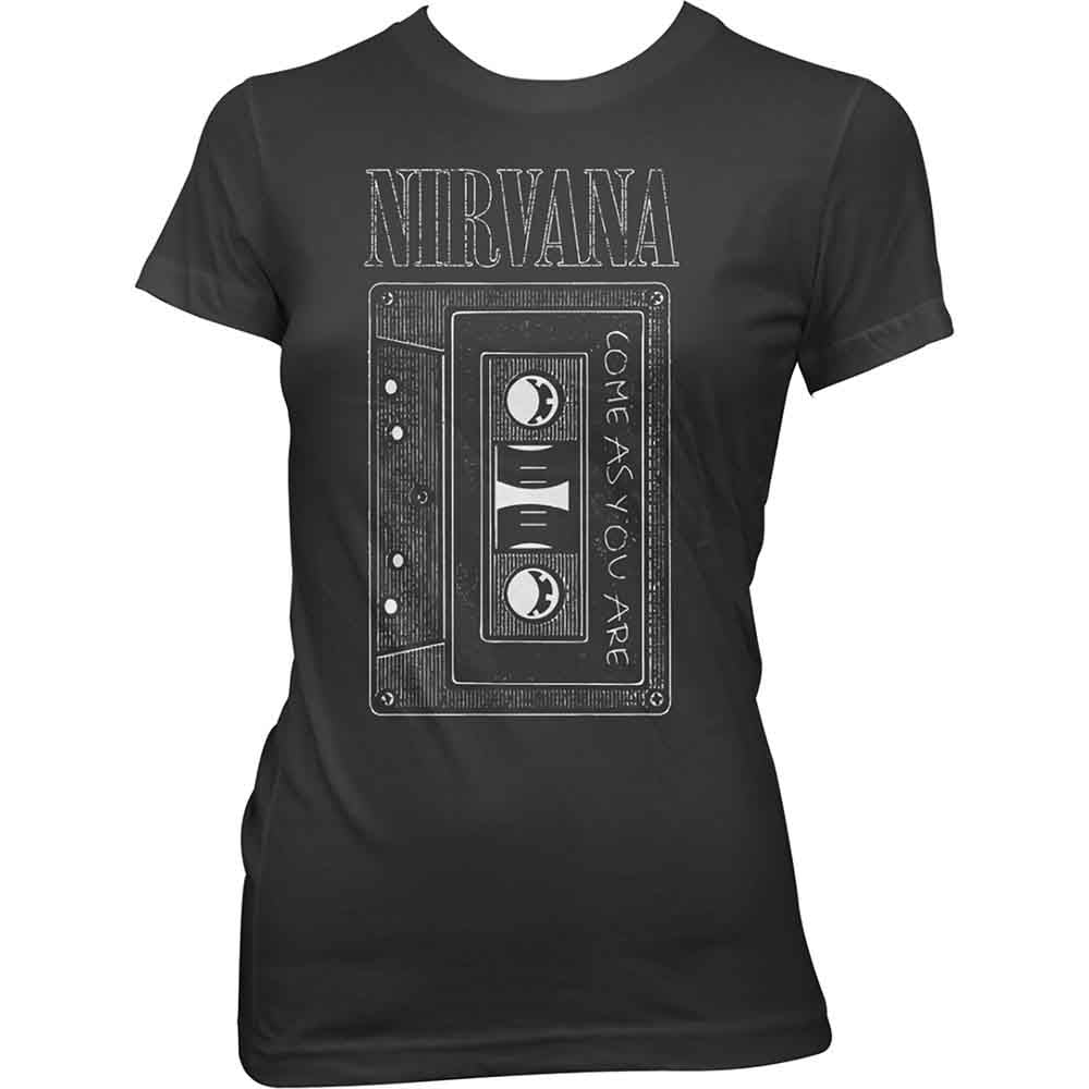 Nirvana As You Are Tape Womens T Shirt