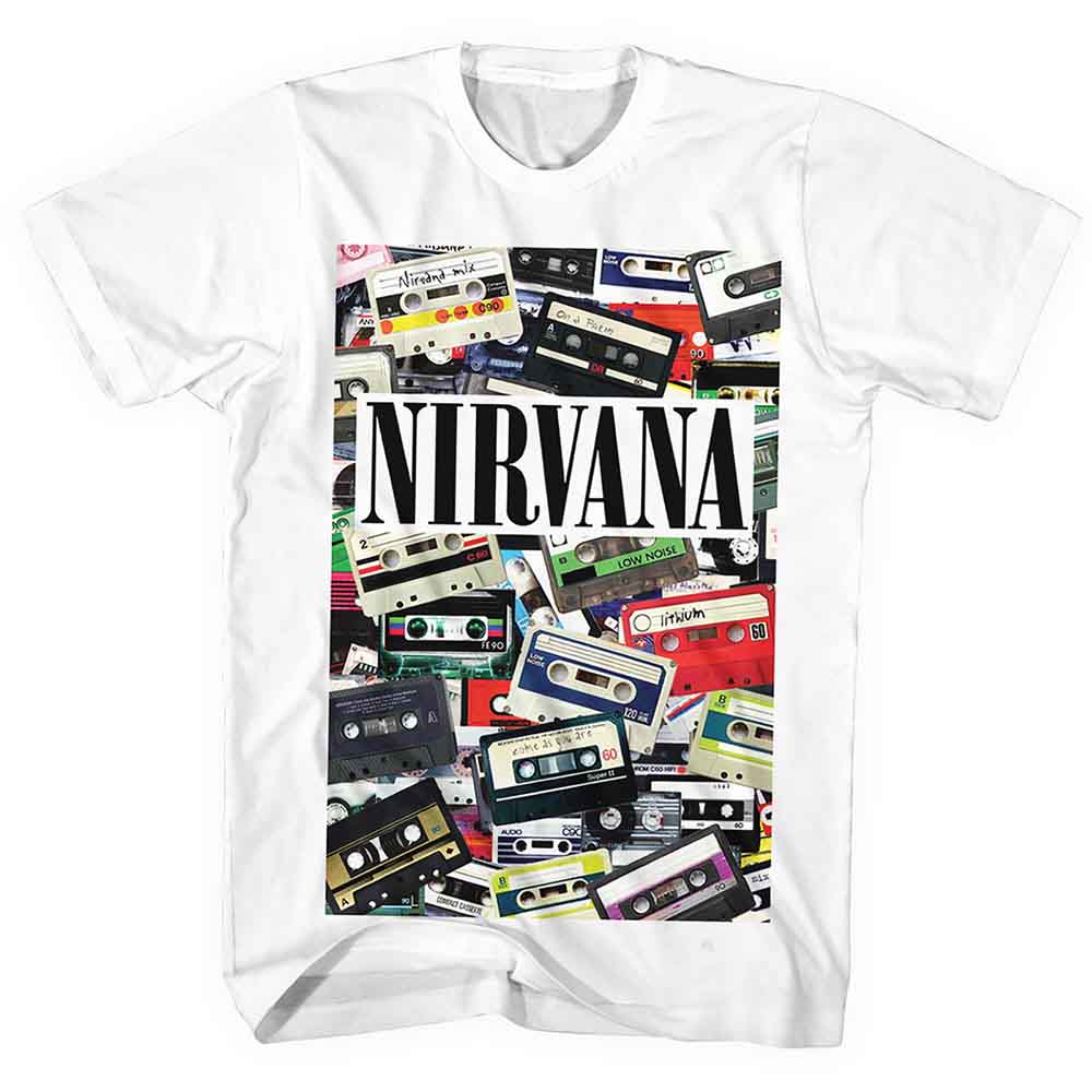 Nirvana Cassettes Mens T Shirt