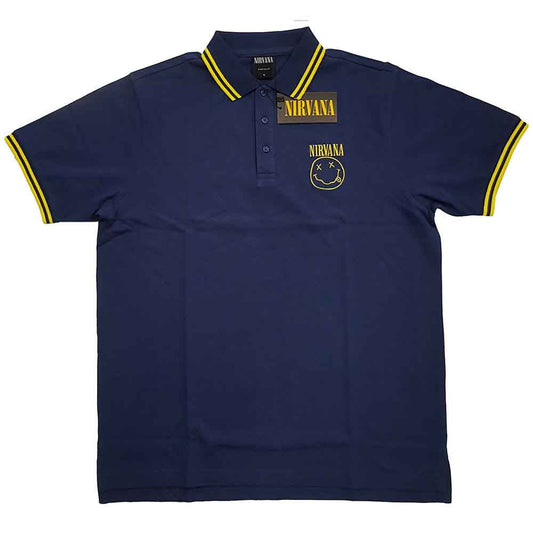 Nirvana Happy Face Polo Shirt