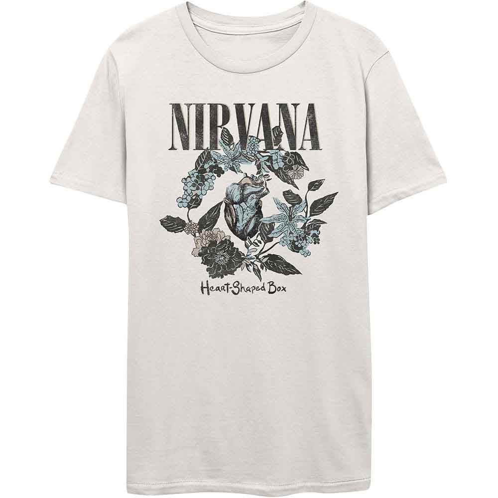 Nirvana Heart Shape Box Mens T Shirt