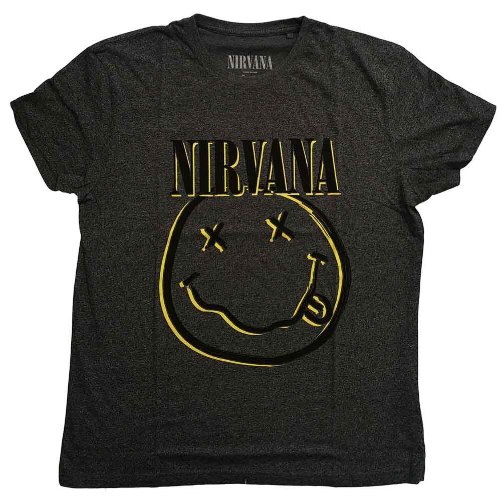 Nirvana Inverse Happy Face Mens T Shirt
