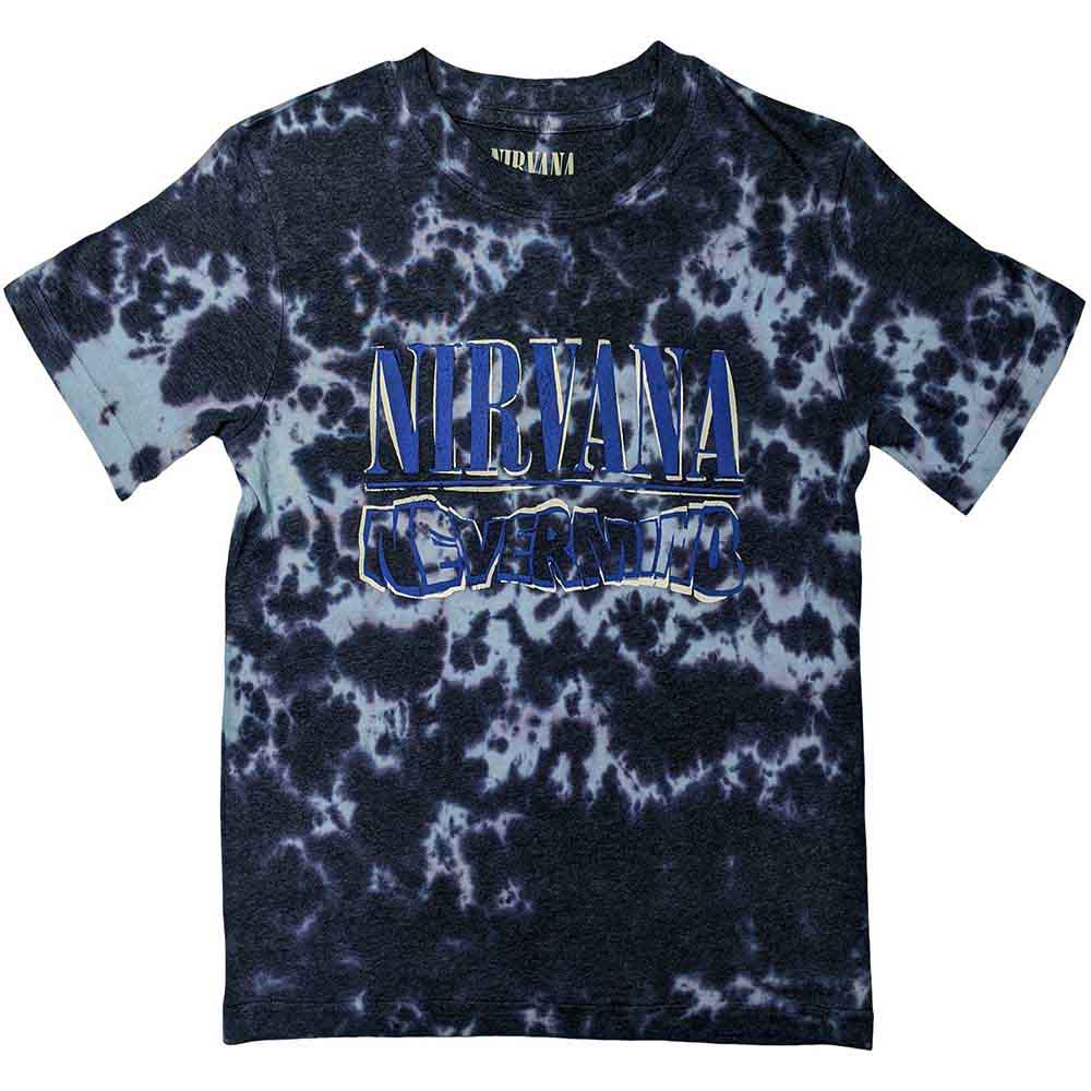 Nirvana Nevermind Wavy Logo Mens T Shirt