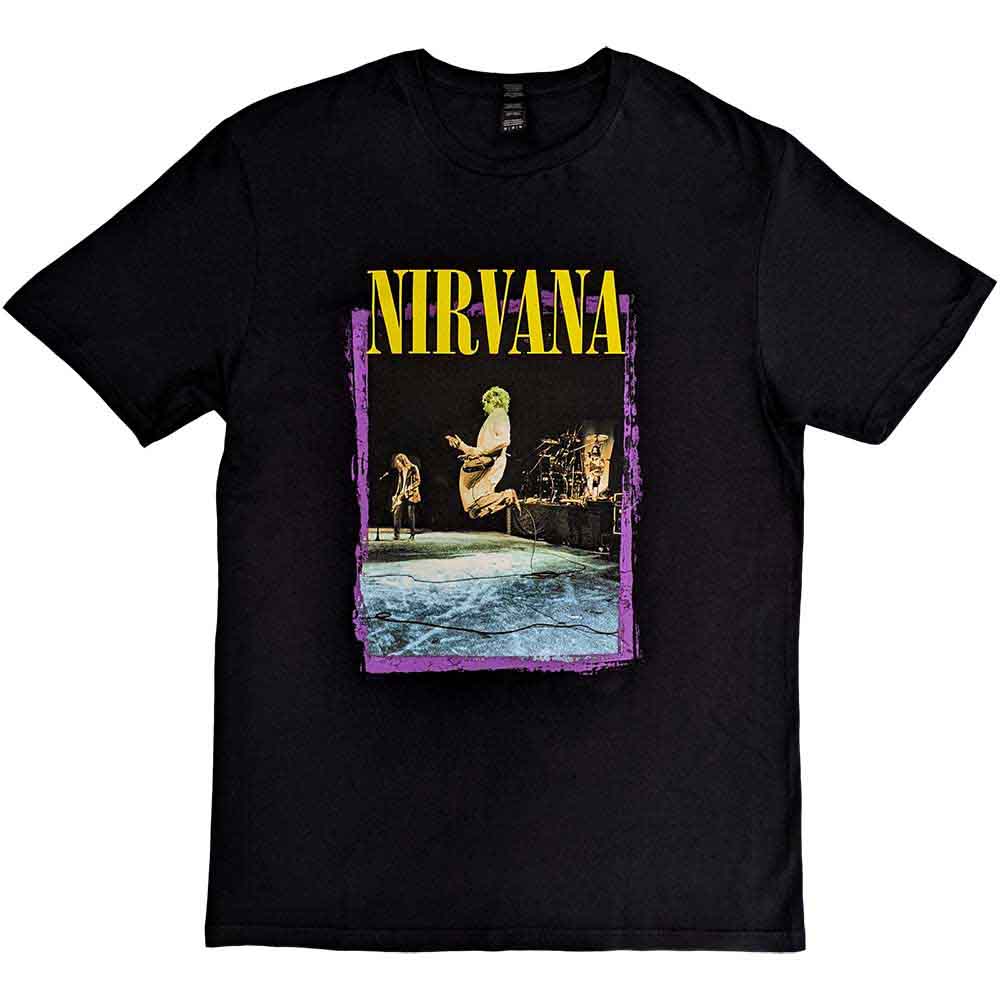 Nirvana Stage Jump Mens T Shirt