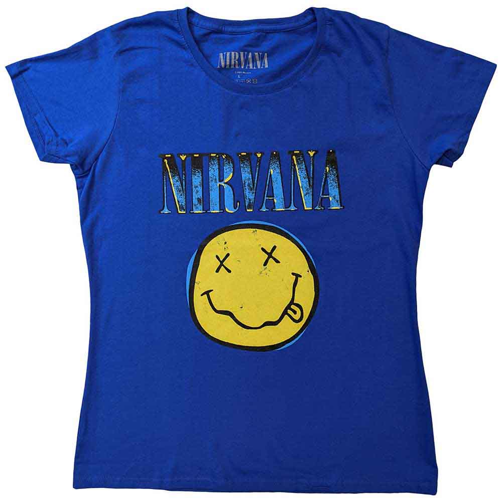 Nirvana Xerox Happy Face Mens T Shirt