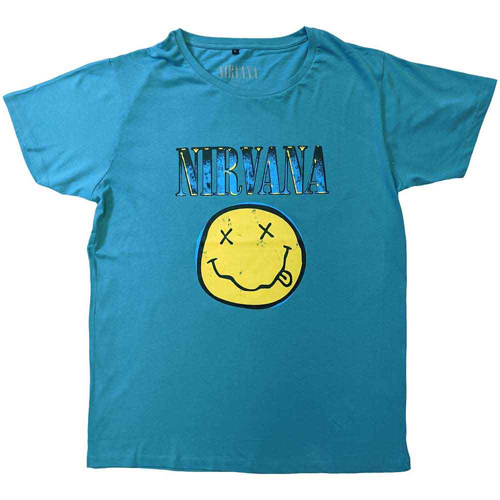 Nirvana Xerox Happy Face Mens T Shirt