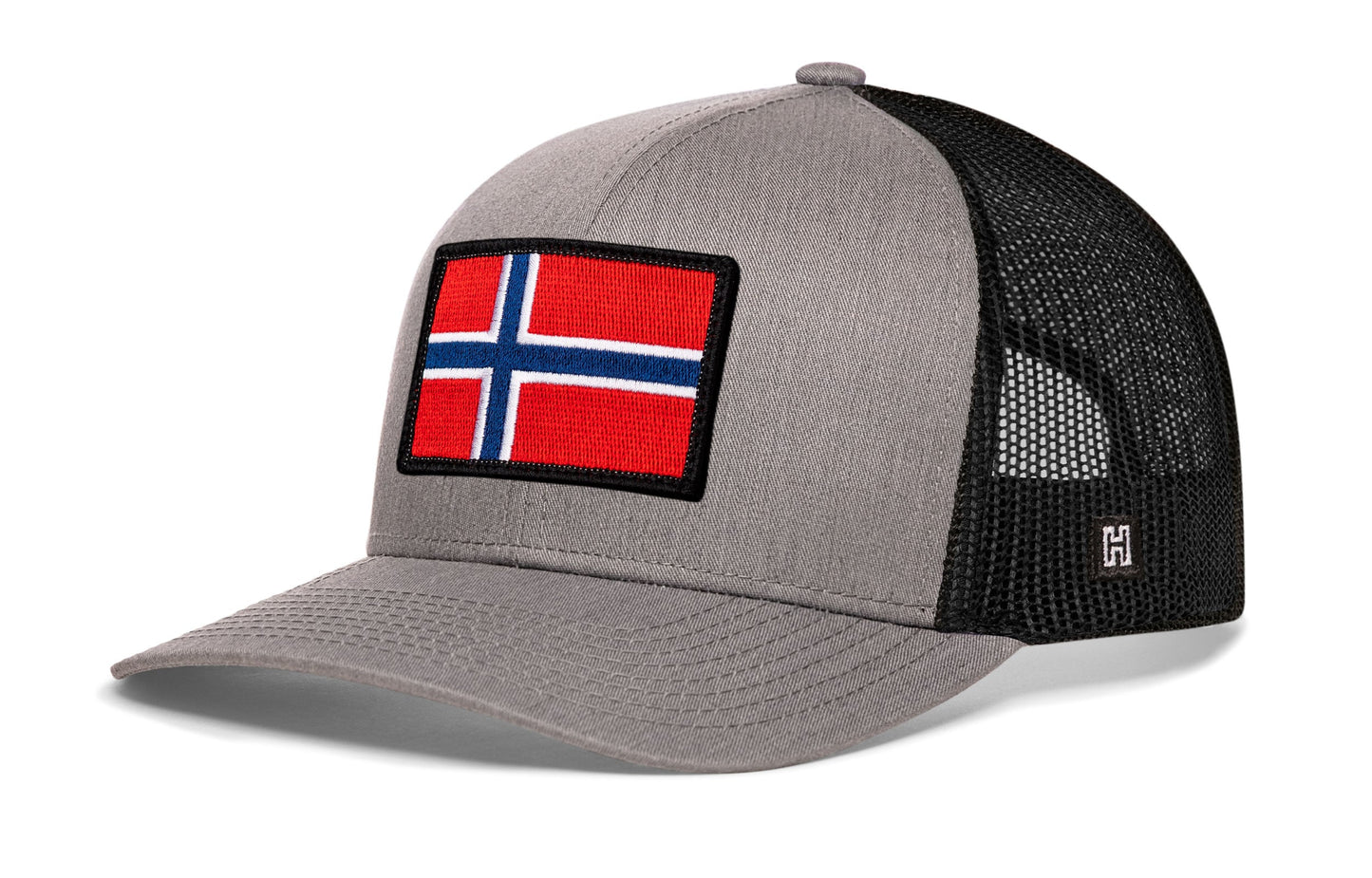 Norwegian Flag Trucker Haka Hat Black Norway Snapback