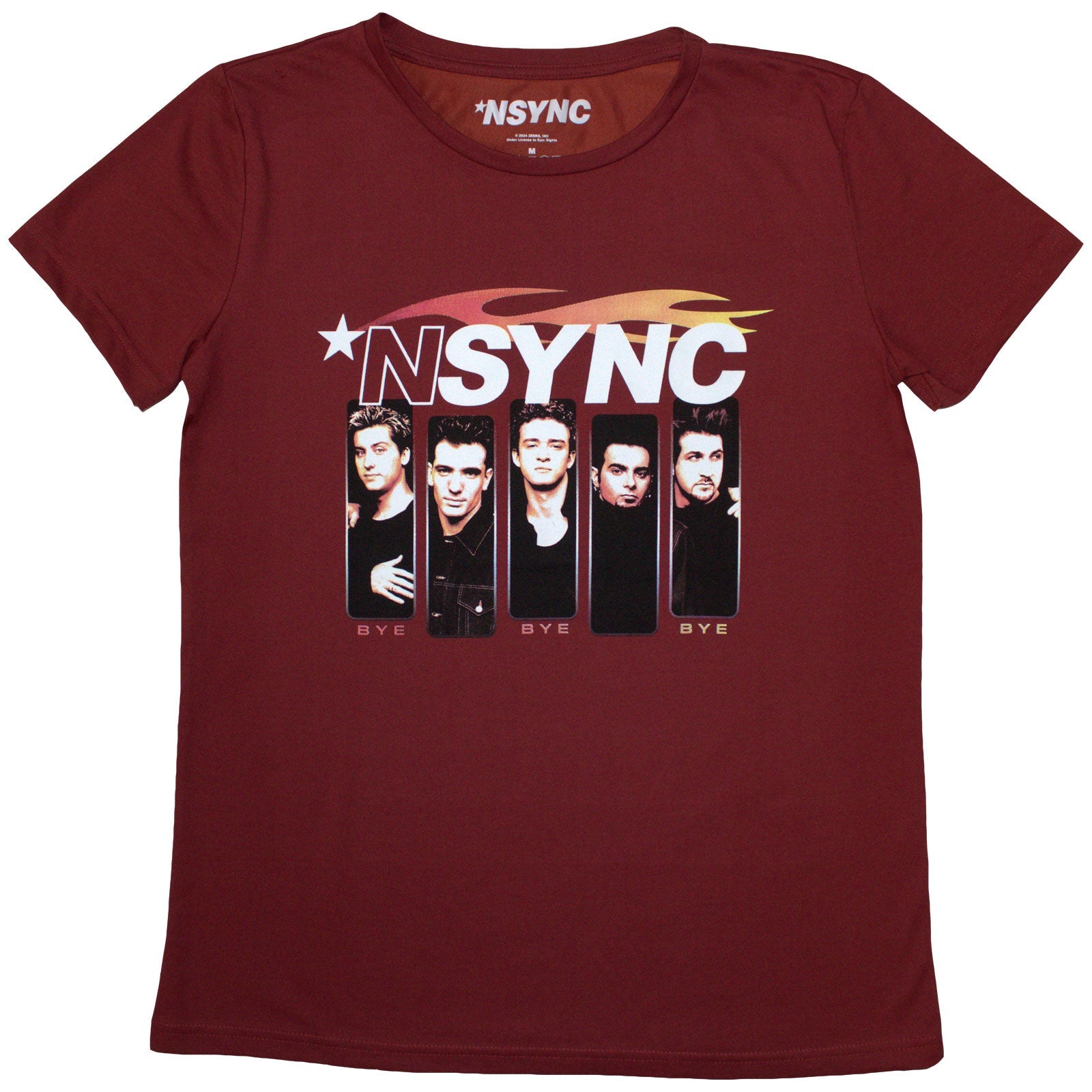 Nsync Flame Logo Womens T Shirt