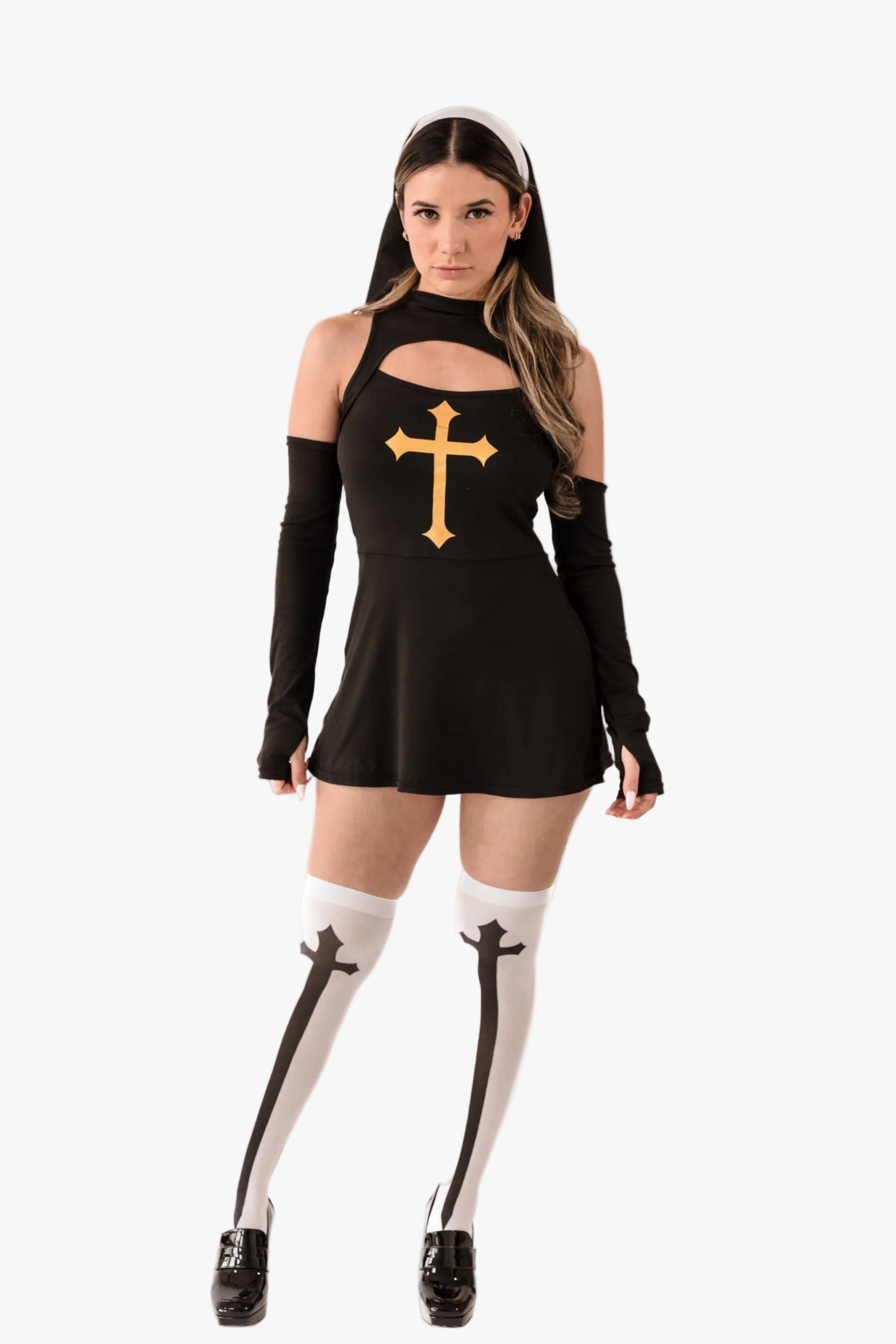 Sister Sin Nun Womens Halloween Costume