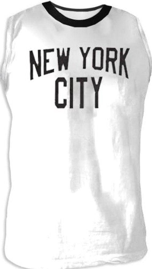 NYC New York City Walls and Bridges Pose Cut-Off T Shirt