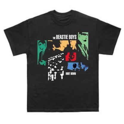 Beastie Boys Root Down Album EP 2 Sided Tee Mens T Shirt Black
