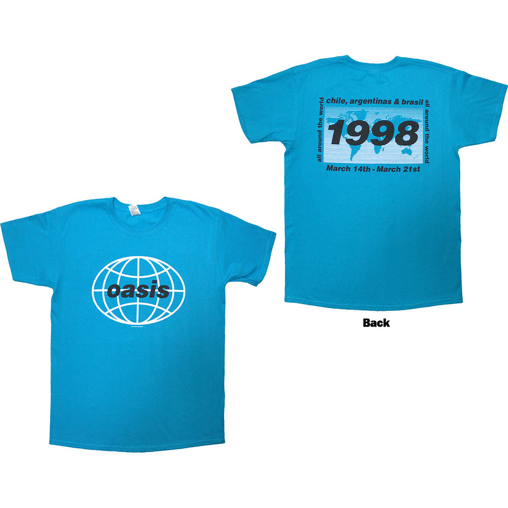 Oasis 1998 World Tour - South America Mens T Shirt