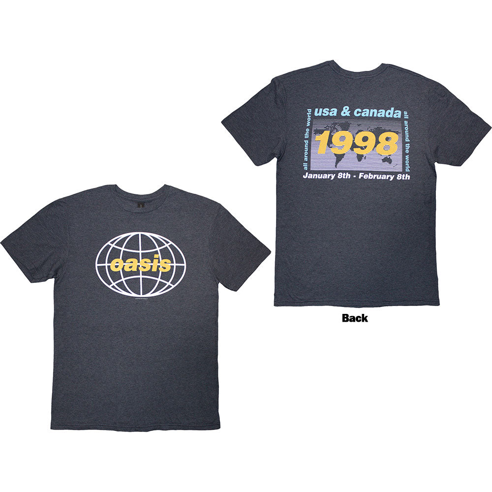 Oasis 1998 World Tour - USA/Canada Mens T Shirt