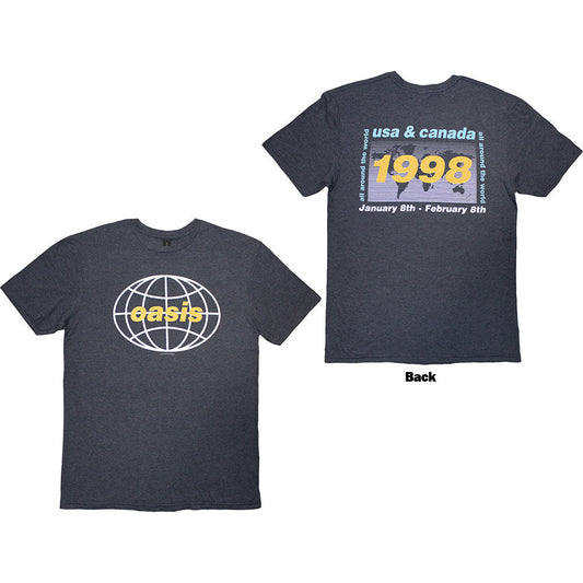 Oasis 1998 World Tour - USA/Canada Mens T Shirt