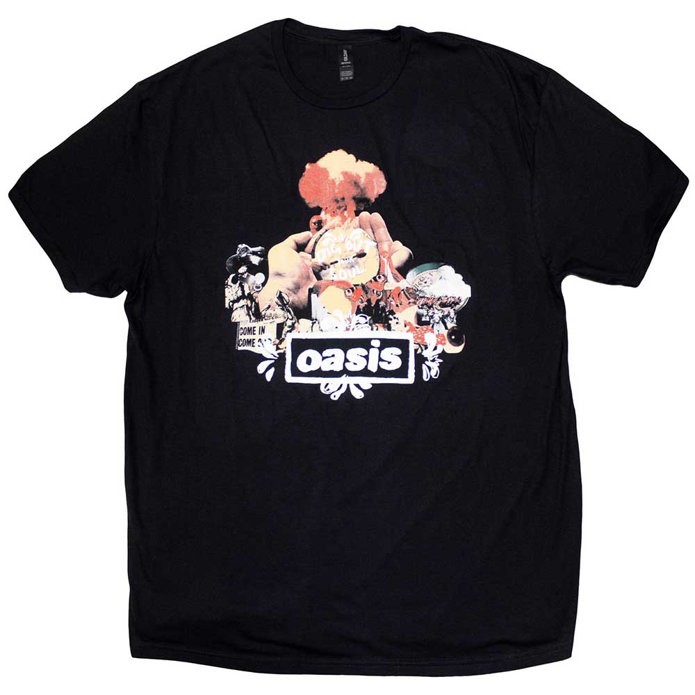 Oasis Atomic Collage Mens T Shirt