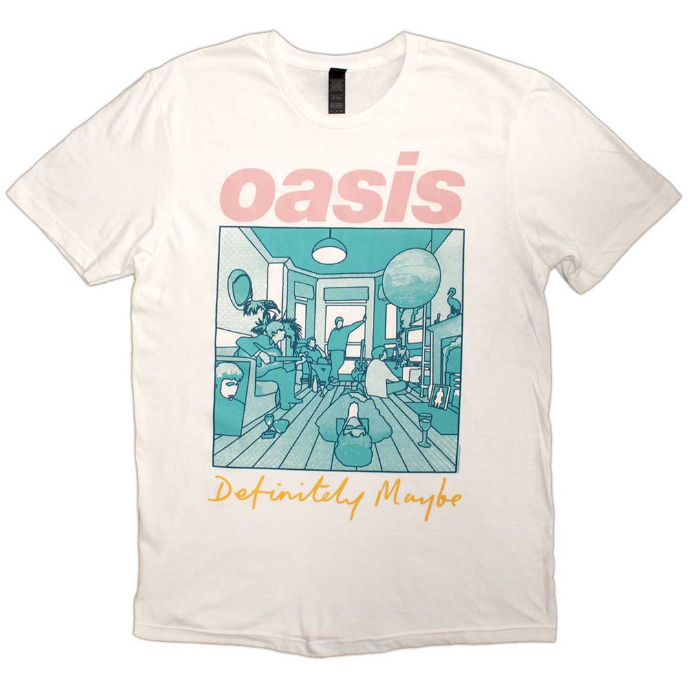 Oasis Definitely Maybe Illustration Colour Mens T Shirt