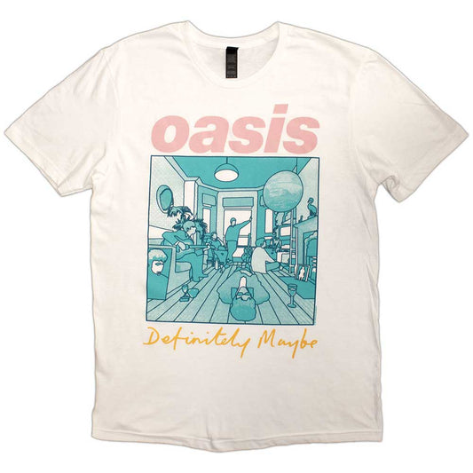 Oasis Definitely Maybe Illustration Colour Mens T Shirt