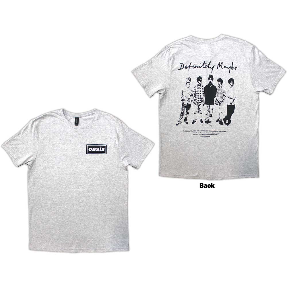 Oasis Definitely Maybe Promo Mens T Shirt