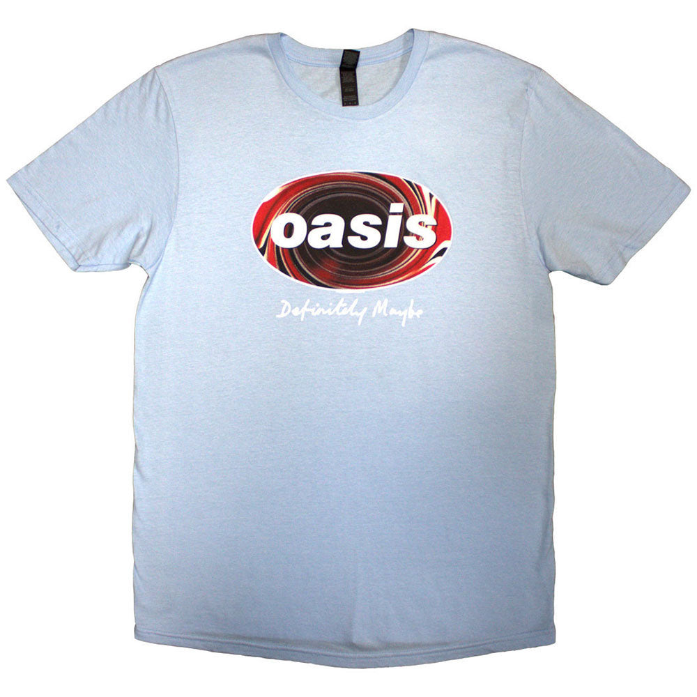 Oasis Definitely Maybe Union Jack Oval Mens T Shirt