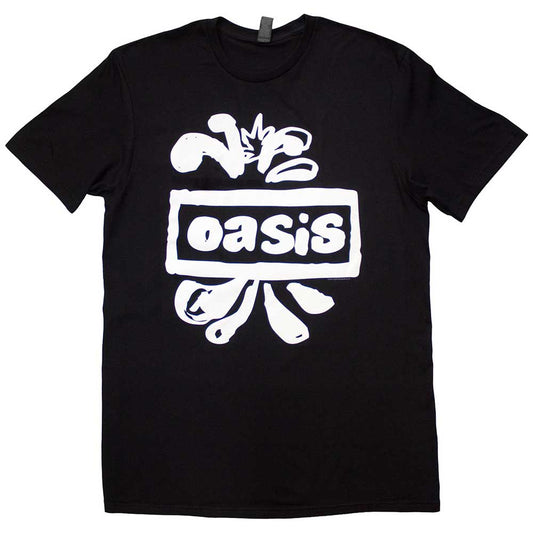 Oasis Logo Splat Mens T Shirt