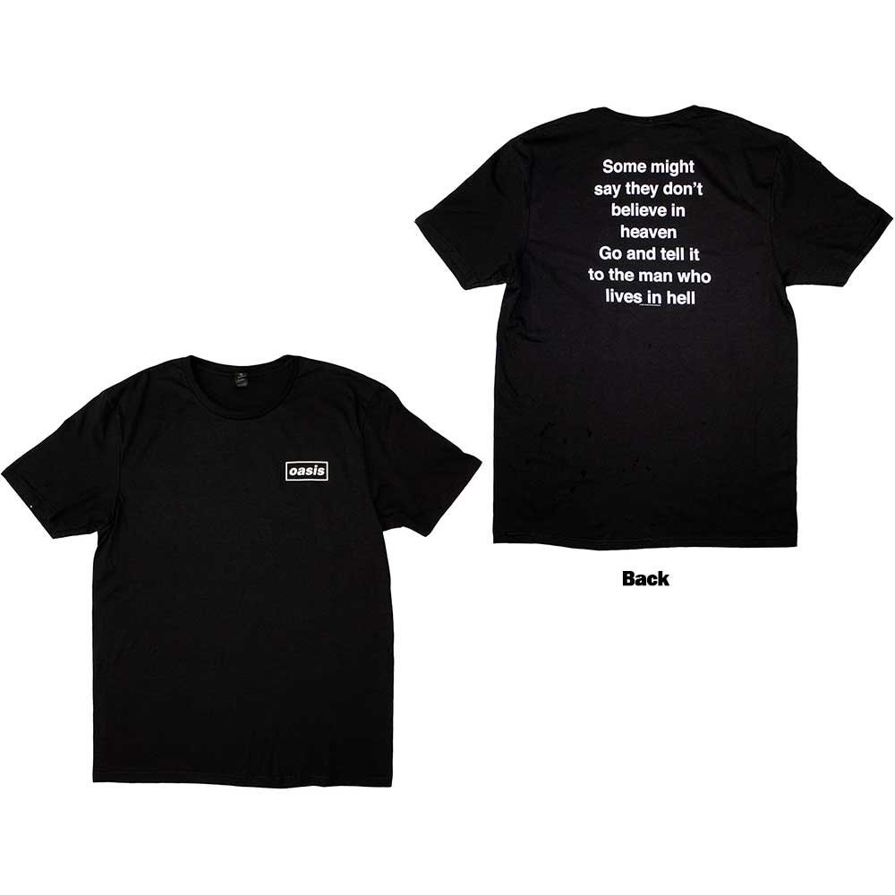 Oasis Some Might Say Lyric Mens T Shirt