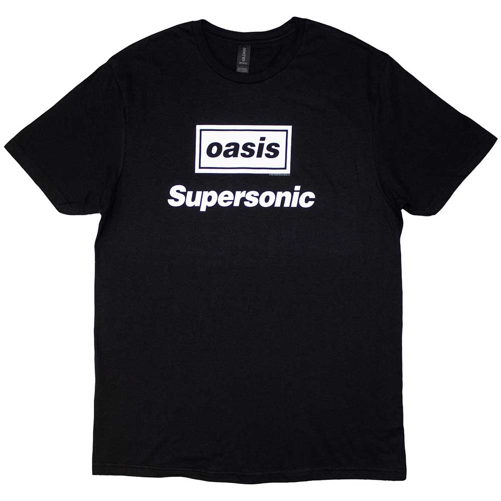 Oasis Supersonic Title Mens T Shirt