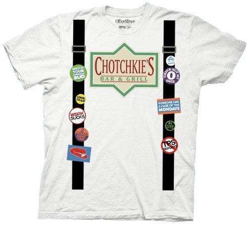 Office Space Chotchkie's Bar & Grill Suspenders Costume T Shirt