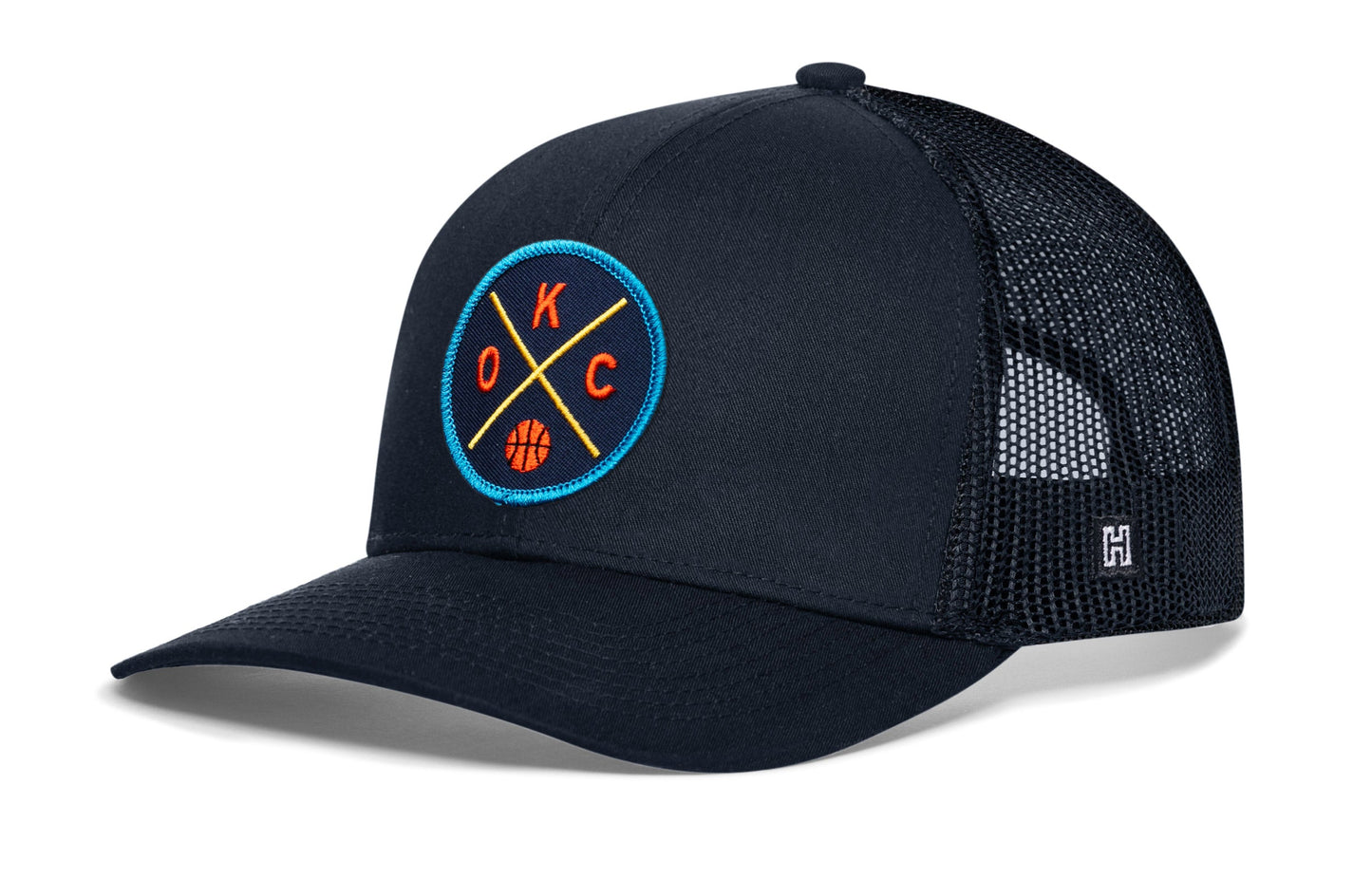 Oklahoma City Trucker Hat  |  OKC X Basketball Snapback